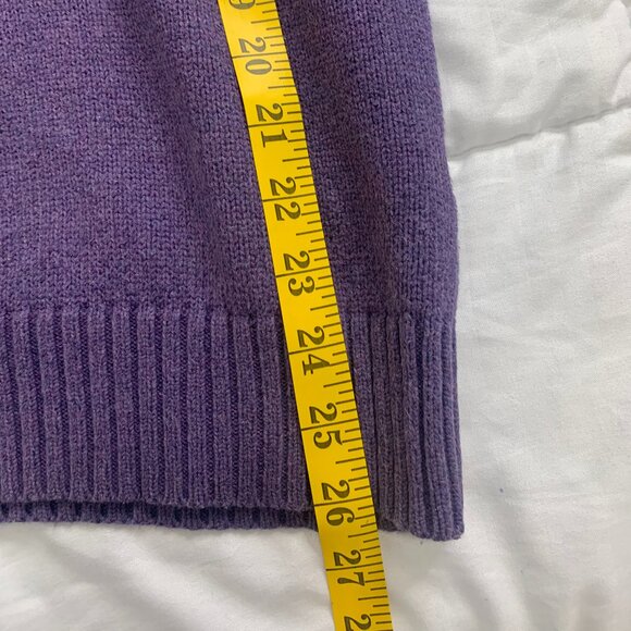 Ralph Lauren Polo Men's 1/3 Zip Cotton Sweater – Purple – XXL - Picture 12 of 15